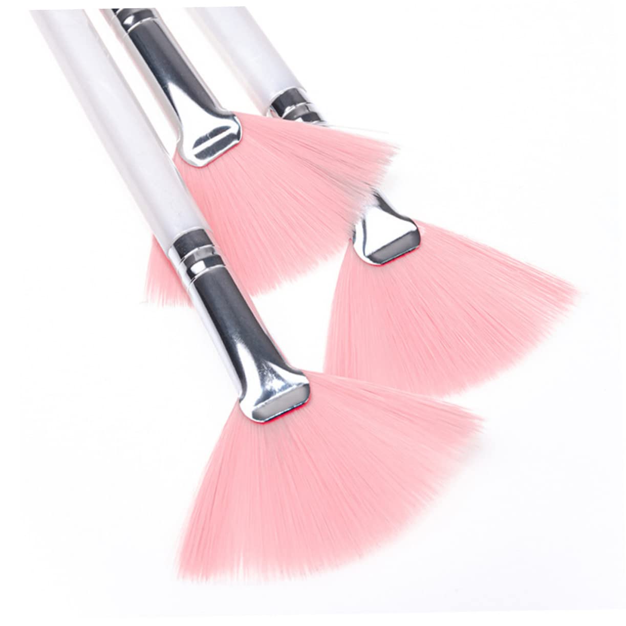 minkissy 24pezzi Pennelli Per Trucco Ventaglio Morbidi Pennelli Per Fondotinta e Applicatore Di Maschere Facciali Strumenti Di Bellezza Per Donne e Ragazze Per Makeup Professionale e