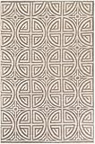 Rugs.com Chenille Jute Collection Rug – 6x9 Gray and Ivory Medium-Pile Rug Perfect for Bedrooms, Dining Rooms, Living Rooms