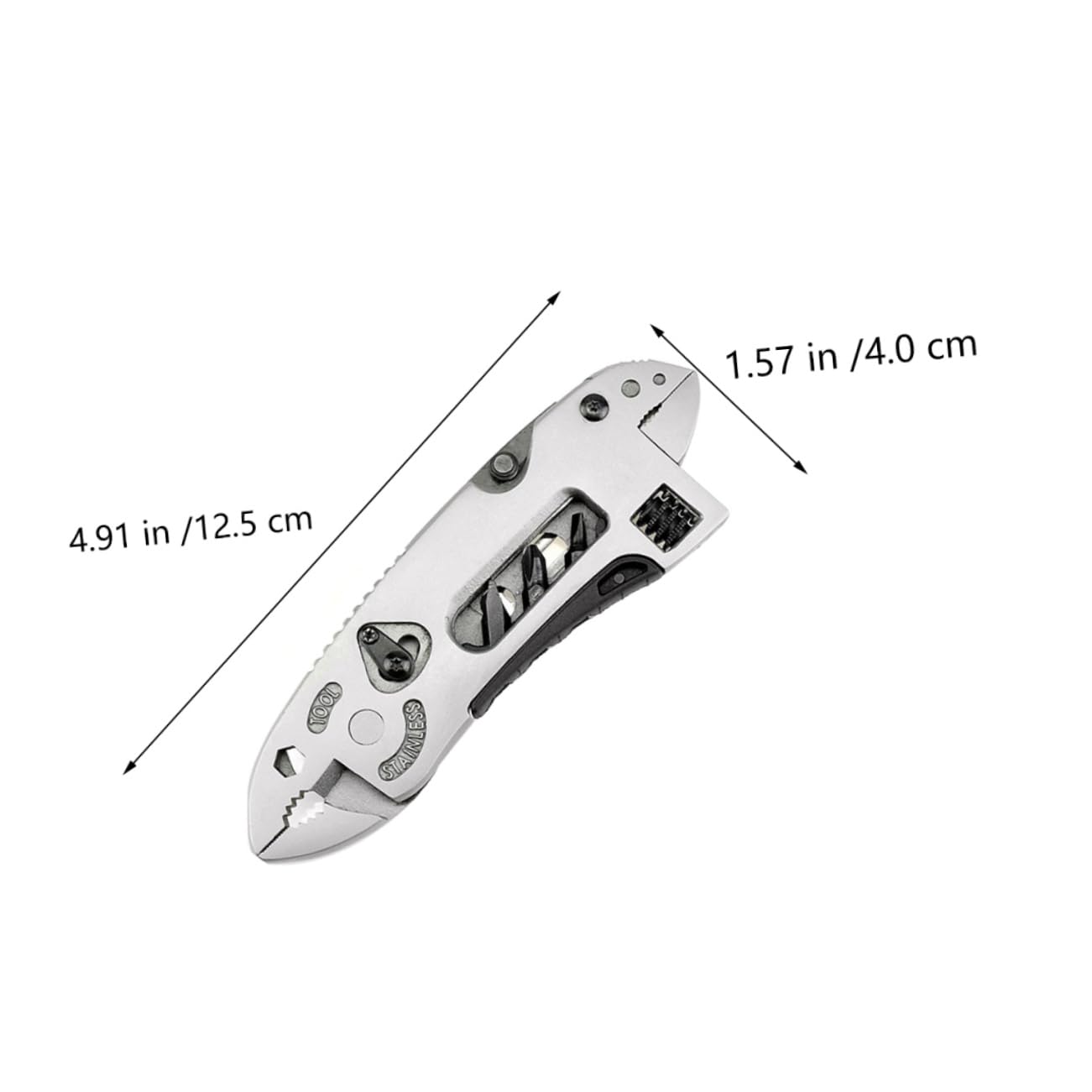 UPKOCH Pince Multifonction Outil Multi-Usages en Acier Inoxydable Portable 2 Pièces Compact et Résistant pour Pêche et Chasse pour Activités de Plein Air