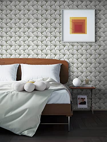 Heroad 1 Roll Brand Green Leaf Wallpaper Peel And Stick Contact Paper And 1 Roll Green Boho Wallpaper #TOP4