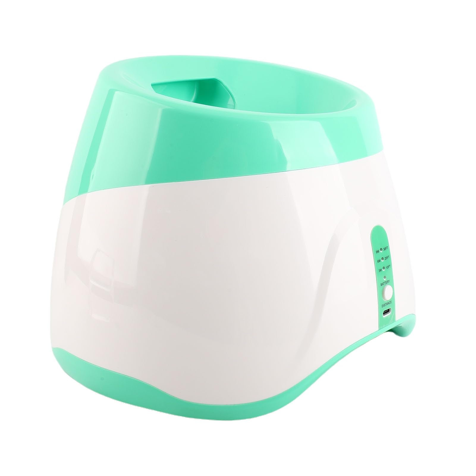 Pssopp Boule Automatique de Chien, 3 Modes de Distance 2200mAh La Batterie Rechargeable Comprend 3 Mini Balles de Tennis Jouet de Chien Interactif pour l'entraînement Utilisation Extérieure