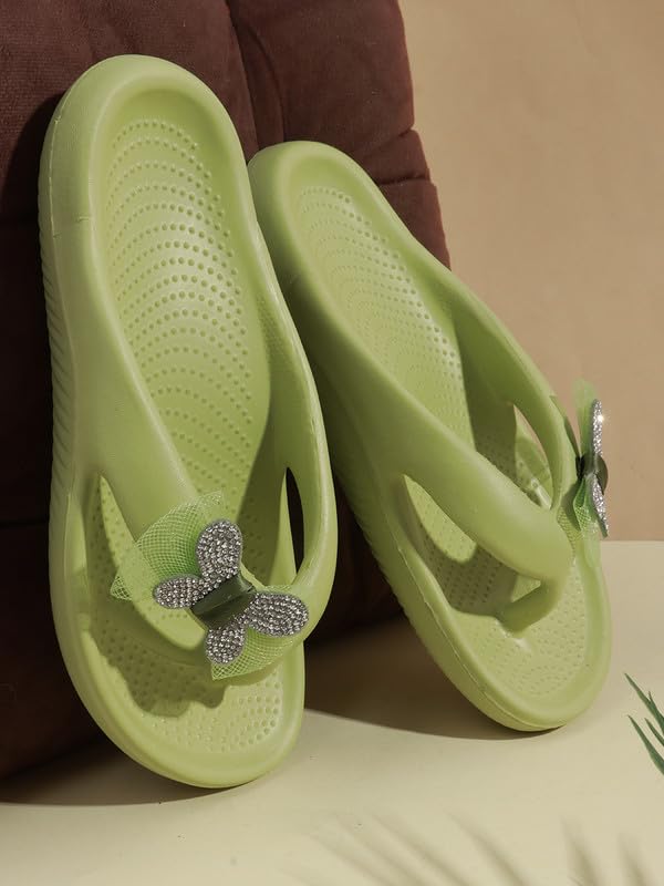 Image of Sukun womens Sukun Rib 05 Women's Soft Anti-skid Flip-flops Flip-Flop