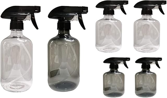 Empty Water Bottle Spray,Water Spray Bottles 500ml Water Spray Bottles Mist Spray Bottle Durable Trigger Sprayer with Fine Mist for Multi Tasks Cleaning Gardening Hair Salon Kitchen Sanitizing