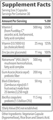 Miniatura 8 de Life Seasons Inmunidad clínica - Goma de saúco - Apoya la función celular inmune saludable - Baya de saúco negro y zinc - 75 gomitas