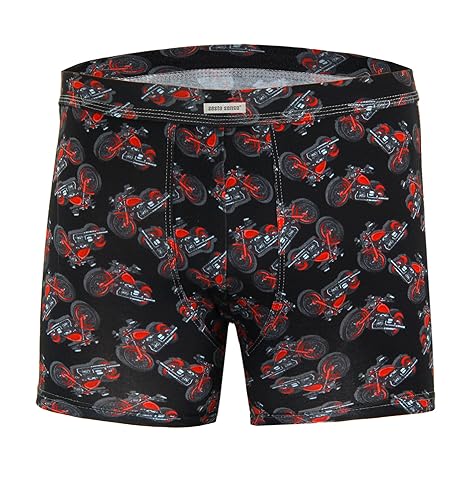 Ya en mundofriki.es: Sesto Senso Calzoncillos Bóxer de Hombre Ajustados Alegres Motivos de Humor Divertidos Estampados Moto M