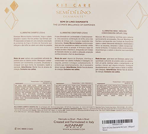Semi Di Lino Diamante Kit Care - Alfaparf