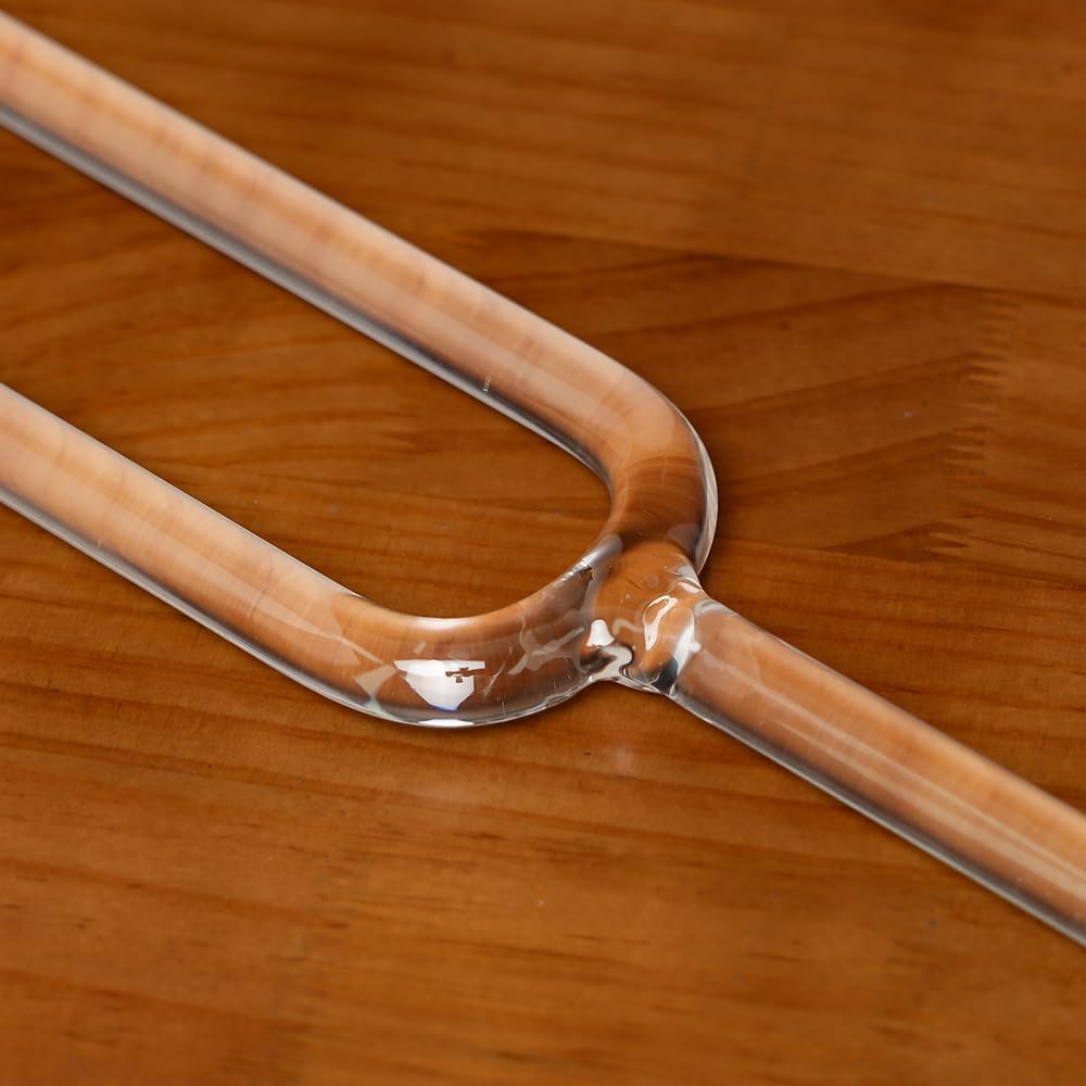ENERGYSOUND Quartz Crystal Tuning Fork, A# Note for Pineal Chakra Healing -25mm