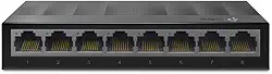 TP-Link Switch Gigabit De Mesa Com 8 Portas 10/100/1000 Ls1008G Smb, Preto