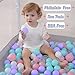 BBRUN Ball Pits Balls 50count Play Plastic Balls for Ball Pits Playpen BPA- Free Crush Proof Crawling Tunnels Balls for Pet Dogs,Soft Plastic Pool for Kids Birthday Party