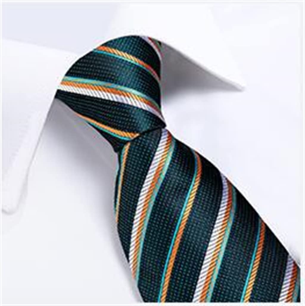 Corbata de Seda para Hombre, pañuelo Informal, Gemelos, Traje, Fiesta de Negocios, Corbata de Boda para Hombre