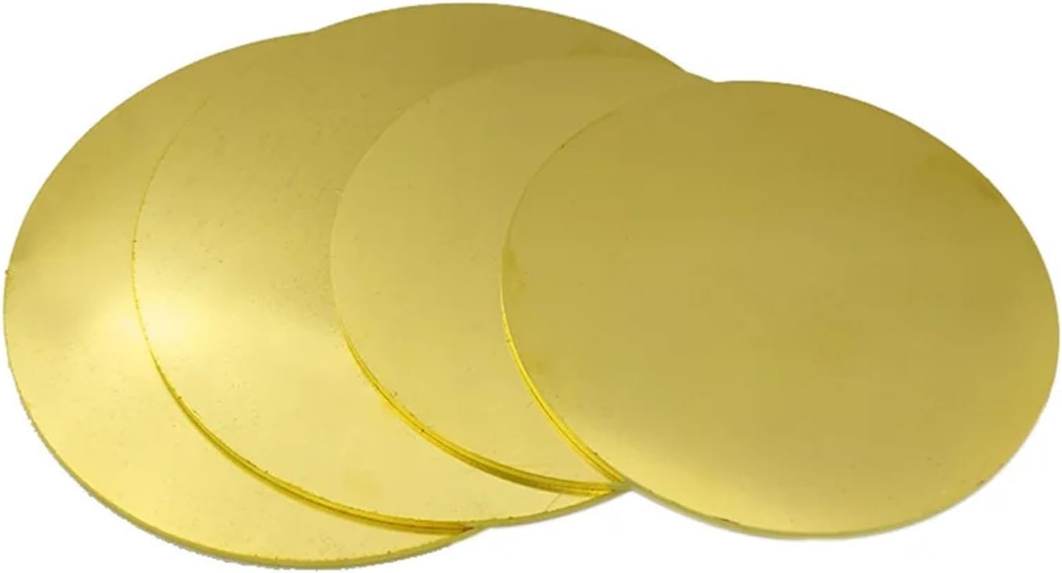 Copper Sheets Brass Disc Round Plate Sheet Diameter Solid Pure Copper(Thicknesses 0.8mm,Dia 20mm (2pcs))