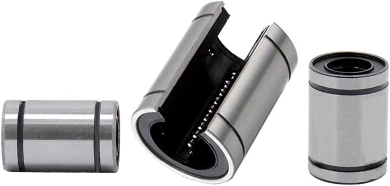 LANGshaw 10pcs Linear Ball Bearings Shaft Ball Bushings LM12LUU LM10LUU LM6UU LM8UU LM10UU LM12UU LM20UU LMS8UU CNC for 3D Printer (Color : 10PCS, Size : LMS8UU (8x15x17))