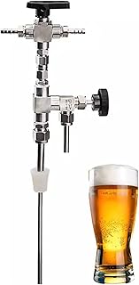 Gegendruck-Flaschenfüller, Edelstahl-Bierflaschenfüllmaschine, Abfüllgerät, Für Heimwerker Oder Den Professionellen Gebrauch, Bier Und Wein