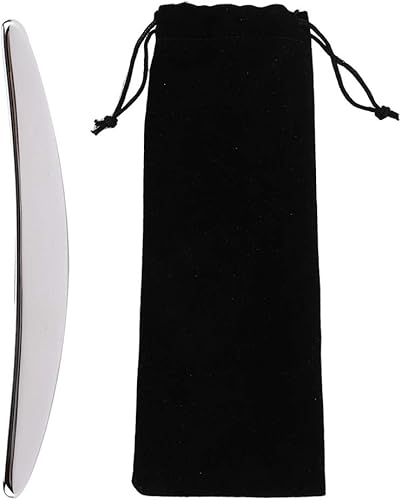 LIULDASHUN 304 Acero inoxidable IASTM Gua Sha Junta Acupuntura Raspar Masajeador Fascia Acupoint Masaje Herramienta de Alivio del Dolor Muscular,