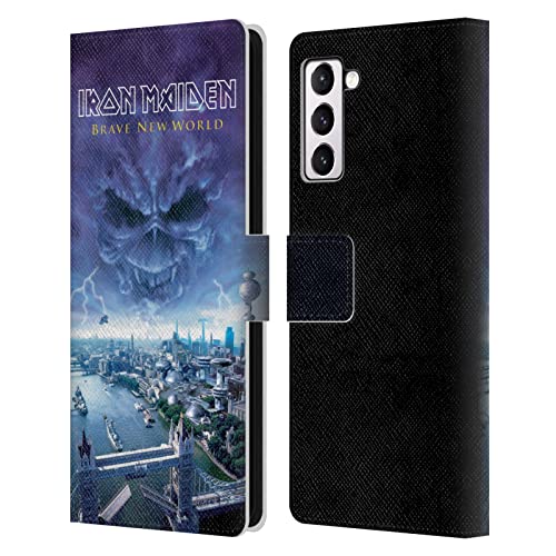 Étui Iron Maiden Samsung S21+ Housse Cuir Brave New World