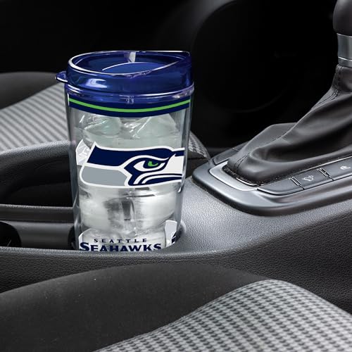 Image of Rico Industries NFL Football Seattle Seahawks Double Wall 20oz Tritan Tumbler