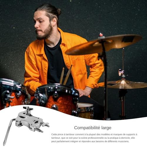 Pince de montage pour Tom de batterie accessoire robuste réglable