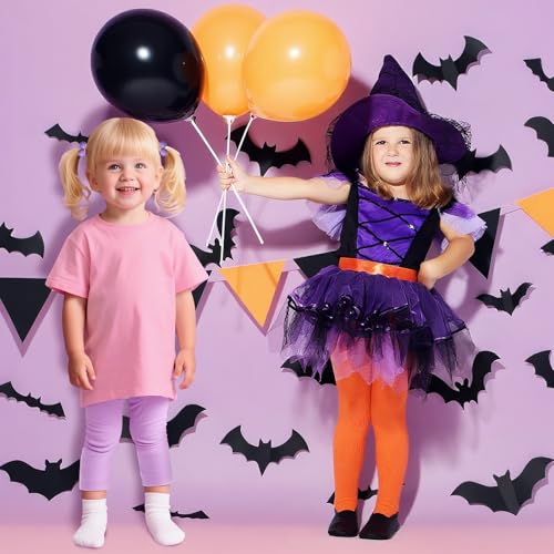 Disfraz Infantil Halloween 4 Piezas Rosa y Morado miniatura 5