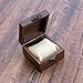 LONMAIX Walnut Wood Box for Crafts, Jewelry Box and watch box Wooden Keepsake Box Gift (Walnut)