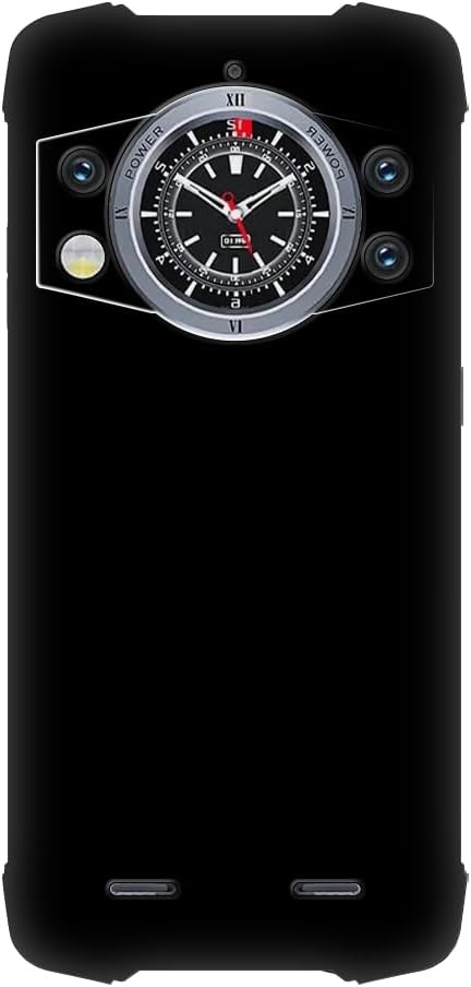 TPU Phone Case Compatible with Cubot KingKong 9, Slim Shockproof Soft Cover with Anti-Scratch Design and Precise Cutouts for Full Protection (Black)