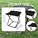predolo Camping Folding Stool Portable Folding Chair Zippered Portable Stool Lightweight for Traveling Backpacking Barbecue Picnic, with Tensile Strip