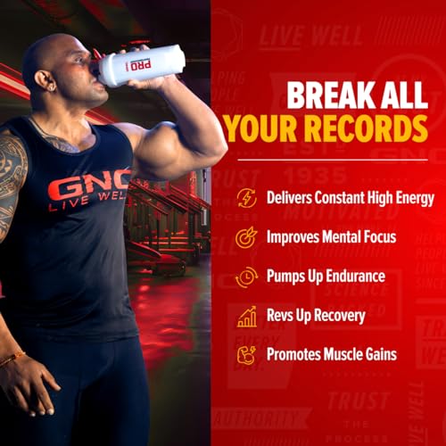 Image of GNC Pro Performance Pre-Workout | 360 gm | 30 Servings | Boosts Pump & Energy | Speeds Up Recovery | 1500 mg L-Arginine | 3500 mg Beta-Alanine | 200 mg Caffeine | Blood Orange