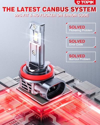 Image of TOPIK 9005 & H11 Light Bulbs -100,000LM [New Gen] 1000% Ultra-Bright