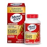 Move Free Advanced 5-Day Joint Support Supplement with TamaFlex (Turmeric & Tamarind), Glucosamine, & Vitamin D3 for Joint Health, Bone Strength, Cartilage, and Knee Range of Motion. 90 Count
