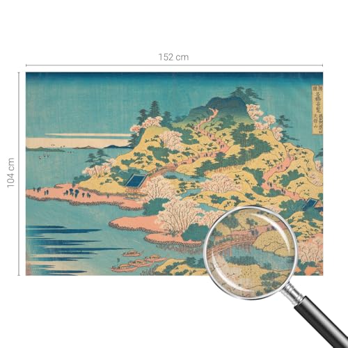Vinilos decorativos de paisaje japonés para crear un salón zen de 152x104 cm 5