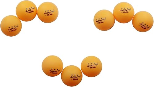 Miniatura 8 de MAPOL Paquete de 50 pelotas de ping pong de alta calidad naranja de 3 estrellas para entrenamiento avanzado