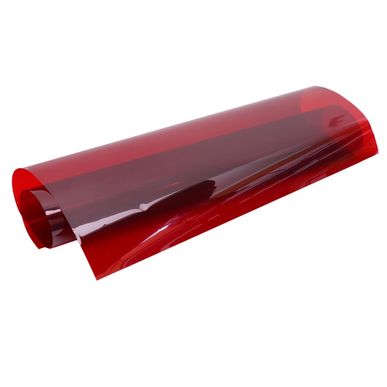 KONTONTY 3pcs Red Headlight Filter Red Lens Filter Red Color Filter Transparency Color Film Red Flash Gel Filters Gel Filter Cards Spotlight Color Filters Red Filter Photography