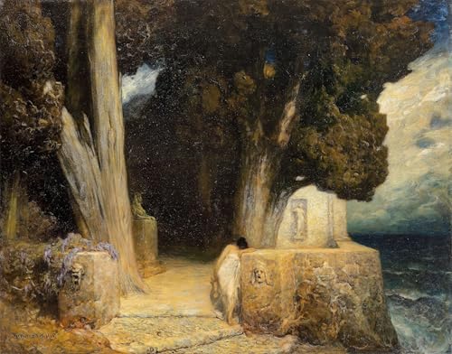 Tableau Sapho Ferdinand Keller grande toile 60x90cm pour sublimer le design de votre salon
