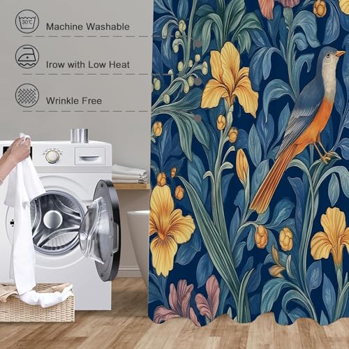 Rideau de douche anti-projections d'eau 180x200 cm lavable pour sol sec et propre