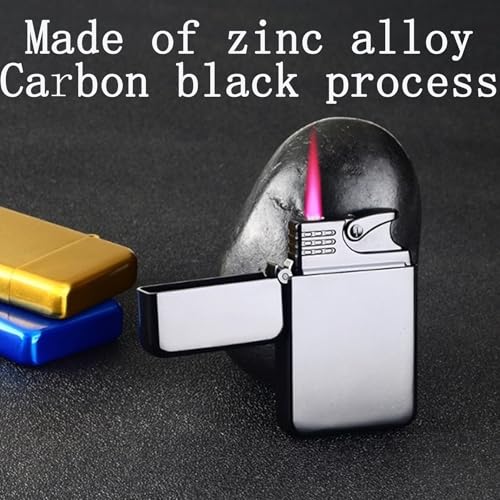 Encendedor clásico a prueba de viento, azul miniatura 5