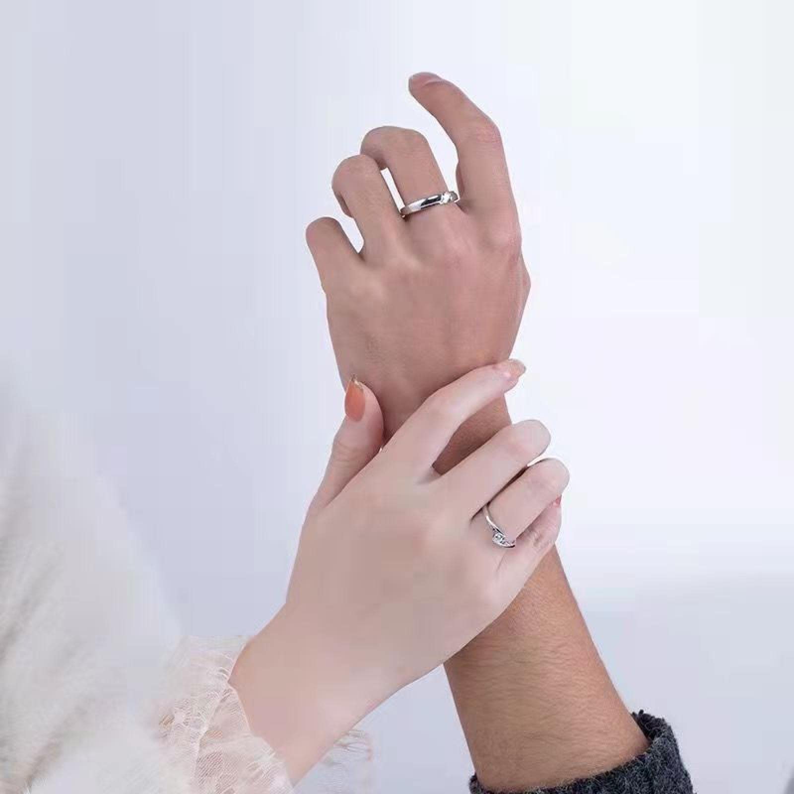 Amazon.co.jp: Serend ペアリング カップル 結婚指輪 婚約指輪 純銀製 