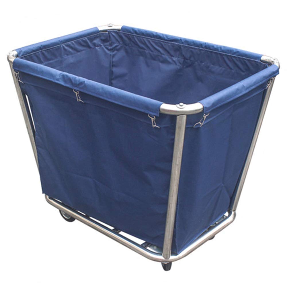 HTTGDGDH Serving Cart, Beauty Salon Cart, Tool Cart, Trolleys With Wheels,Stainless Steel Cleaning Serving Trolley, Blue Rolling Sorter Cart For Commercial Industrial,