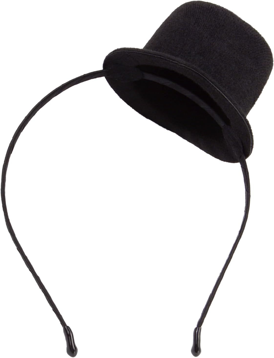 1 Piece Mini Top Hat Headband Black | Small Cowboy Hat Style, for Men and Women, Halloween Decor
