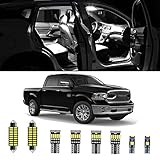 AWALITED 12pcs RAM 1500 Interior LED Lights Kit Super Bright LED Map Dome Light Bulbs for 2009 2010 2011 2012 2013 2014 2015 2016 2017 2018 Dodge Ram 1500 2500 3500 Pickup Truck all models