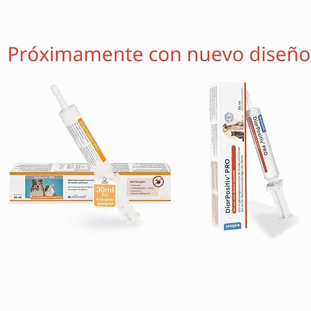 Foto 8 de 8 de Alfavet DiarPositiv Pro - Suplemento dietético pienso - Pasta para Perros y Gatos - Alivio para la diarrea