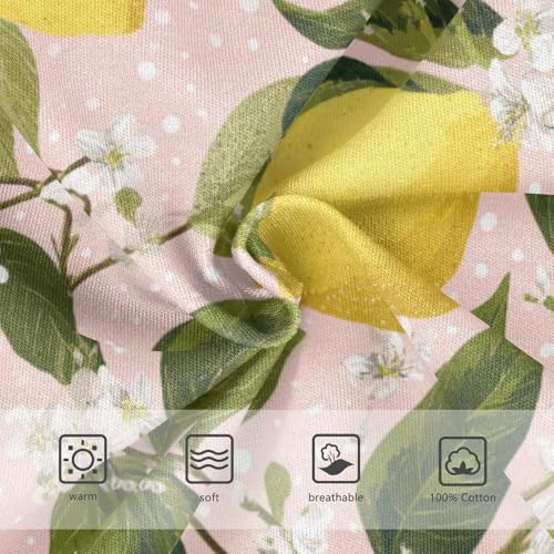 Wusikd Lemons Branches Boys' Underwear Cotton Flowers Boys Briefs Soft Toddler Underwear 2T3