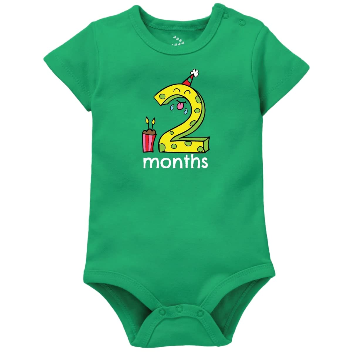 Zeezeezoo Monthly Birthday Baby Rompers | Clothes | Dress |100% Cotton