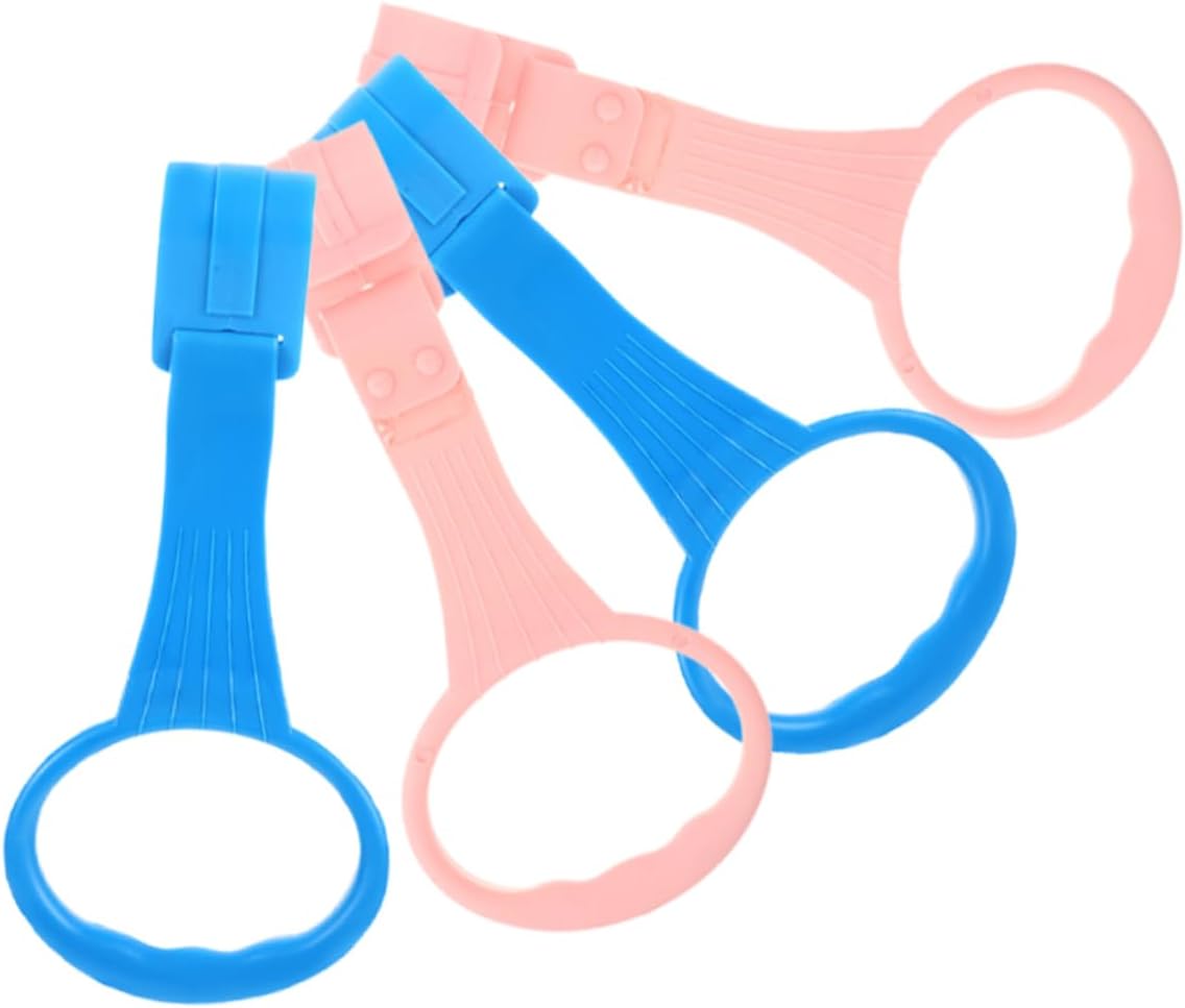 2pair Crib Hanging Pull Rings Walking Assistant Hand Pull Ring Portable Stand up for Boy Girl Safety Design