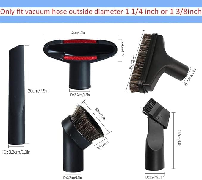 Miniatura 2 de Juego de cepillos de repuesto para aspiradora en vacío (1 14 pulgadas)