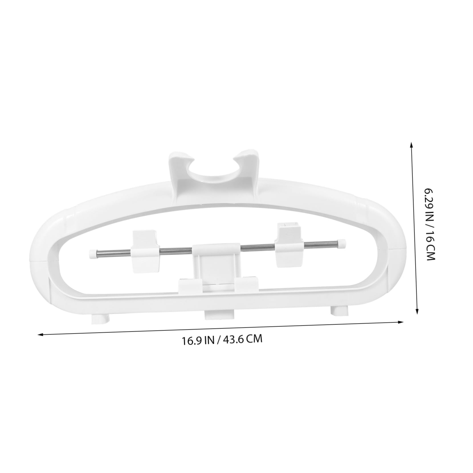 CHILDWEET Ironing Machine Accessories Jeans Hanger Racks for Clothes Drying Rack Accessories for Coat Hanger Hangers Ironing Steamer Hanger Pants Clips Cloths Rack Pants Hanger Pp White