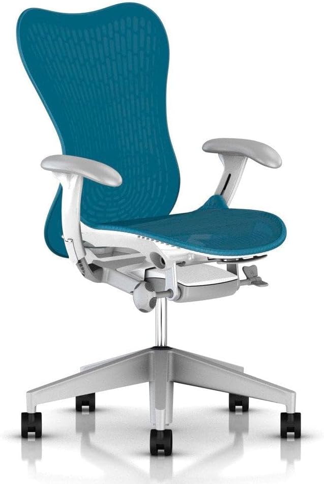 Mirra 2 Turquoise/Studio White Office Chair (𝘙𝘦𝘯𝘦𝘸𝘦𝘥) (Turqouise)