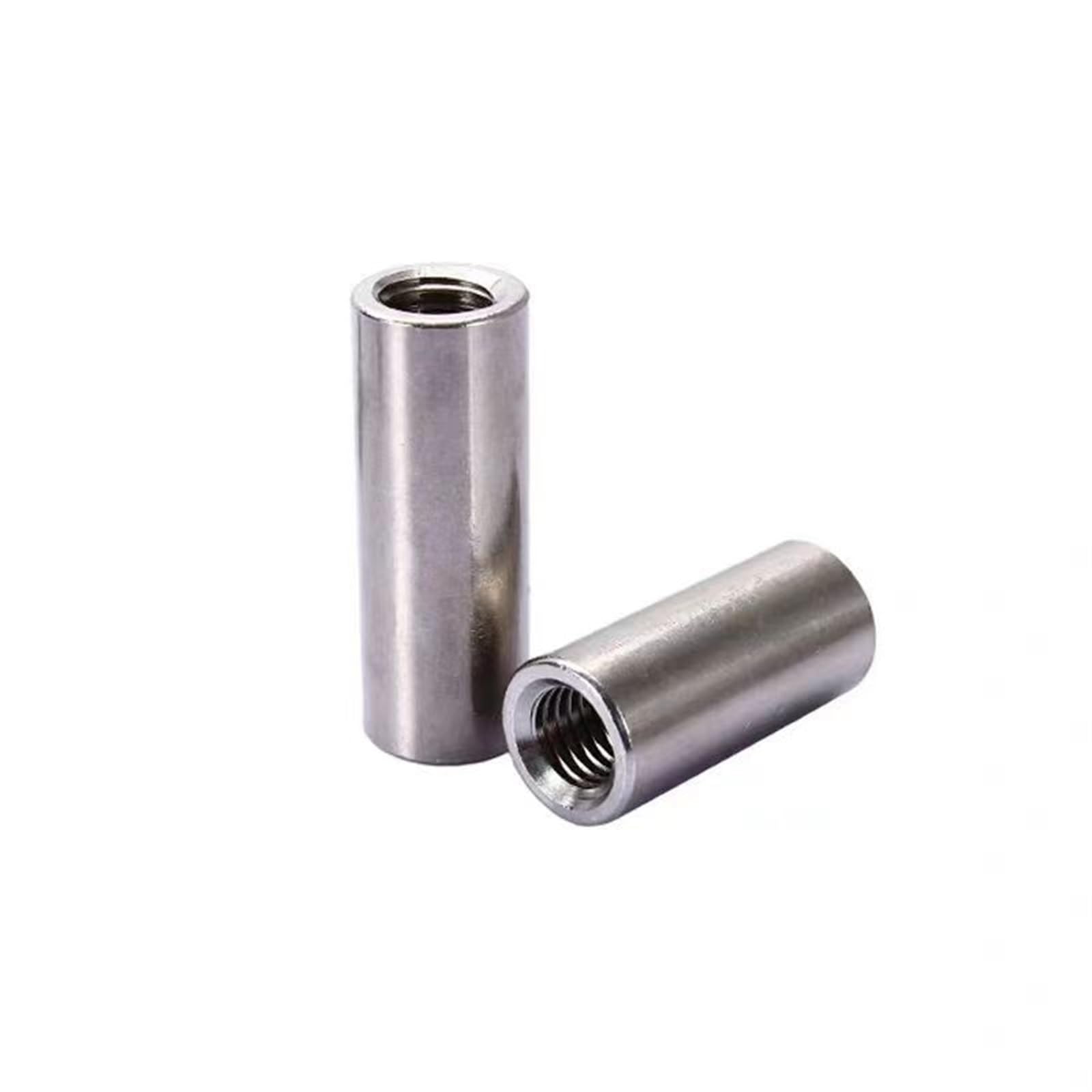 4 Piezas M10×15mm-1.5 304 Rostfritt Stål Sexkantig Förlängningsmutter, Skruvgänga Stång Anslutning Hona