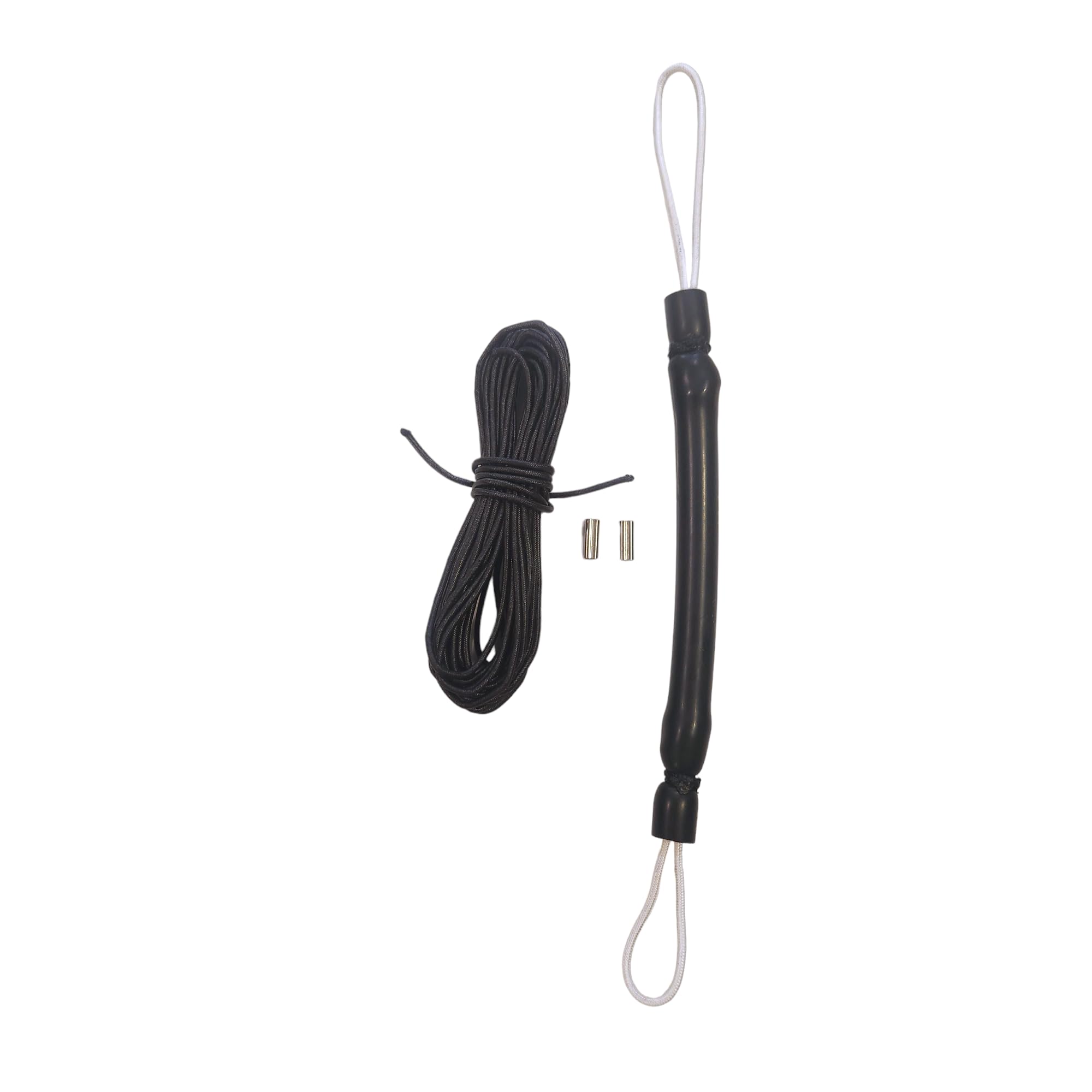 Soflo Spearfishing Premium Spearfishing Line Rig Kit - 1.7mm - 550lb Dyneema - 25ft Speargun Shooting Line with Bungee & 3 Crimps - Abrasion Resistant Protective Jacket - Max Strength & Stretch