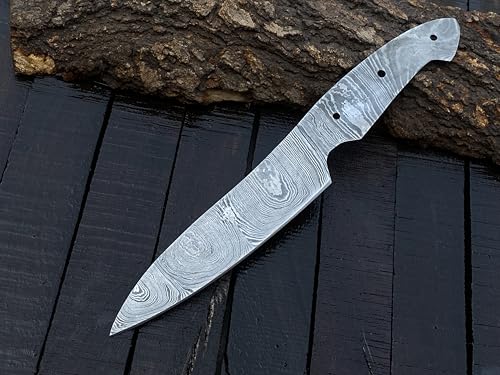 Jayger Handmade Kitchen Knife Blade | Vegitable Knife | Damascus Steel | Heat Treated | Shrap | (K-19) - Image 6
