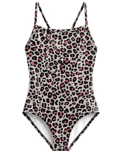Image of weVSwe Baby Girl Swimsuit One Piece Swimsuit Cute Toddler Girls Sleeveless Bikini Kids 2-10 Years