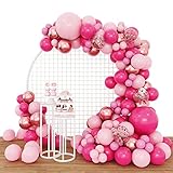 【Warme Note】Einige Ballons sind mit goldenem Konfetti vorgefüllt. Nachdem Sie die Konfetti-Ballons in die Luft gesprengt haben, schütteln Sie die Konfetti-Ballons und reiben Sie sie leicht mit etwas wie einer Decke, um Reibung zu erzeugen und das Konfetti wird an der Seite kleben. Bei der Montage schlagen Sie vor, zuerst den größten Ballon in die dekorative Kette zu stecken und dann die kleineren Ballons auszufüllen.